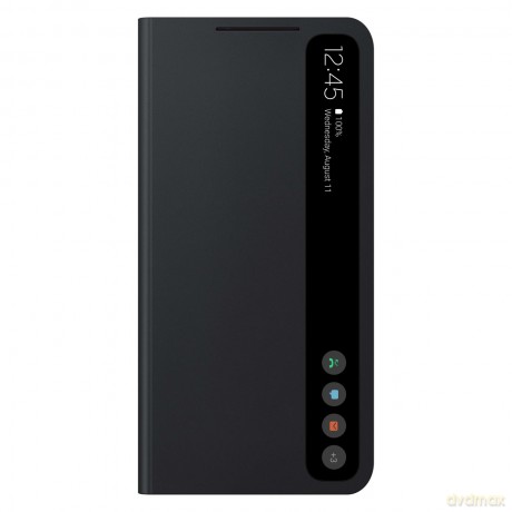 Samsung Smart Clear View Cover futerał antybakteryjne etui z inteligentną klapką Samsung Galaxy S21 FE szary (EF-ZG990CBEGEE)