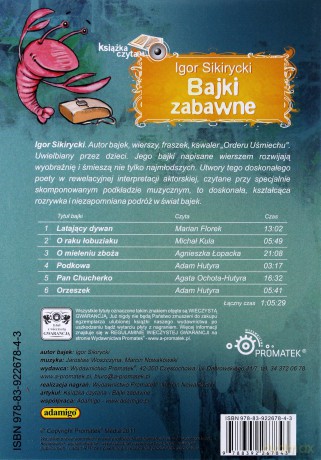 Bajki Zabawne - Igor Sikirycki [AUDIOBOOK] [CD]