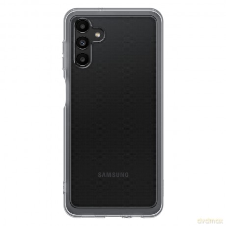 Samsung Soft Clear Cover wytrzymałe etui z żelową ramką i wzmocnionym tyłem Samsung Galaxy A13 5G czarny (EF-QA136TBEGWW)