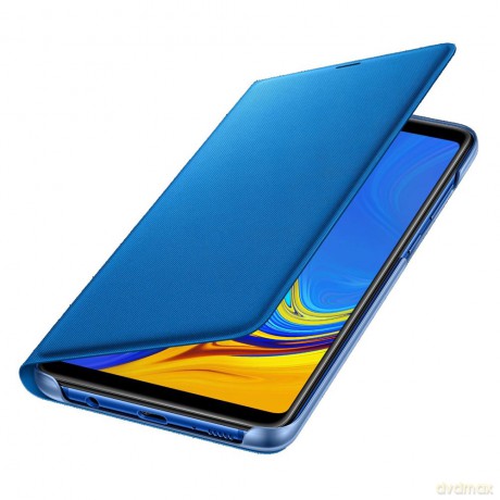 Samsung Wallet Cover etui kabura bookcase z kieszonką na kartę Samsung Galaxy A9 2018 niebieski (EF-WA920PLEGWW)
