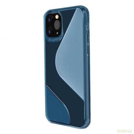S-Case elastyczne etui pokrowiec iPhone 12 Pro Max niebieski