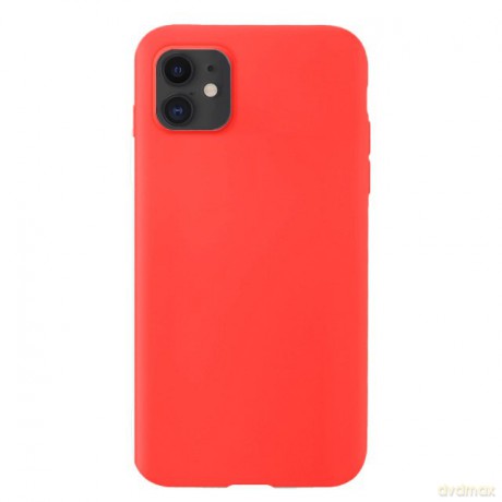 Silicone Case elastyczne silikonowe etui pokrowiec iPhone 11 czerwony