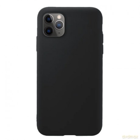 Silicone Case elastyczne silikonowe etui pokrowiec iPhone 11 Pro Max czarny