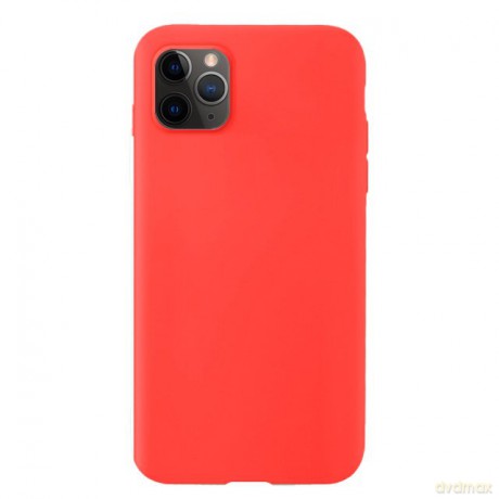 Silicone Case elastyczne silikonowe etui pokrowiec iPhone 11 Pro Max czerwony