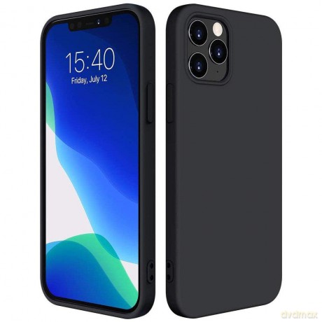 Silicone Case elastyczne silikonowe etui pokrowiec iPhone 13 czarny