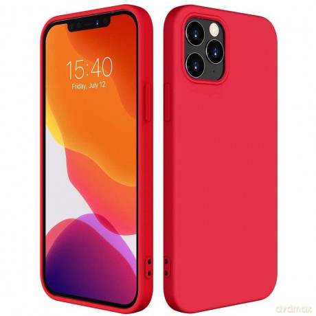 Silicone Case elastyczne silikonowe etui pokrowiec iPhone 13 czerwony