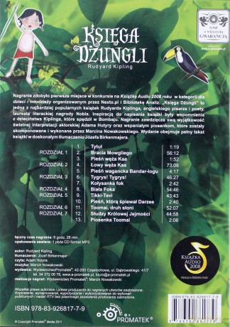 Księga Dżungli (twarda) - Rudyard Kipling [AUDIOBOOK] [CD-MP3]
