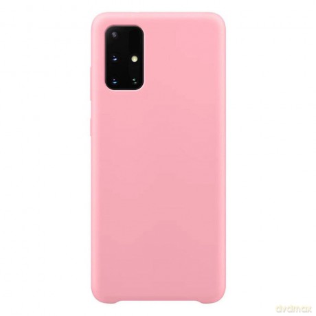 Silicone Case elastyczne silikonowe etui pokrowiec Samsung Galaxy A32 5G różowy