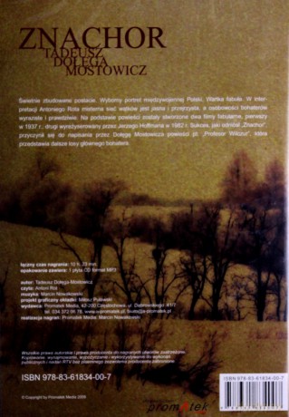 Znachor - Tadeusz Dołęga-Mostowicz [AUDIOBOOK] [CD-MP3]