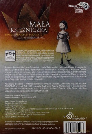 Mała Księżniczka - Frances Hodgson Burnett [AUDIOBOOK] [CD-MP3]