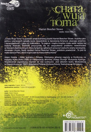 Chata Wuja Toma - Harriet Beecher Stowe [AUDIOBOOK] [CD-MP3]