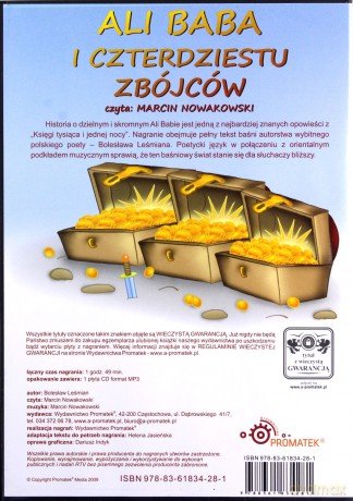 Ali Baba I Czterdziestu Zbójców (twarda) - Bolesław Leśmian [AUDIOBOOK] [CD-MP3]