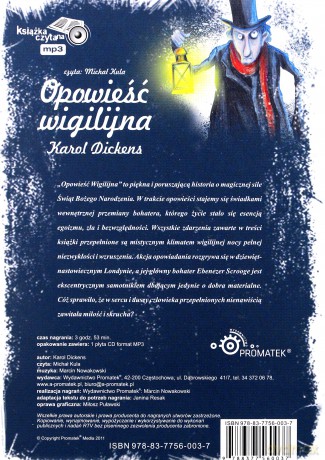 Opowieść Wigilijna - Karol Dickens [AUDIOBOOK] [CD-MP3]