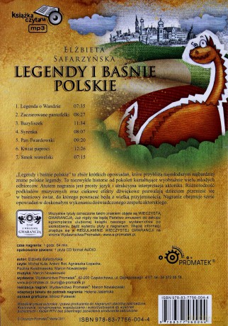 Legendy I Baśnie Polskie - Elżbieta Safarzyńska [AUDIOBOOK] [CD-MP3]