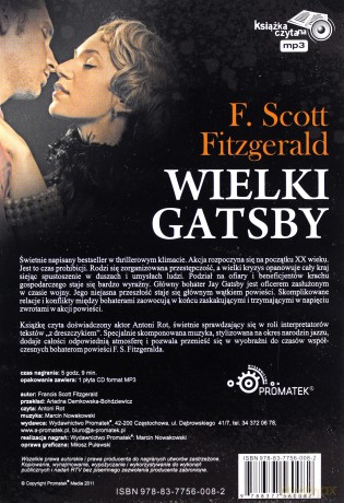 Wielki Gatsby - F.Scott Fitzgerald [AUDIOBOOK] [CD-MP3]