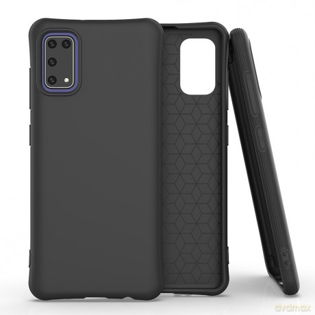 Soft Color Case elastyczne żelowe etui do Samsung Galaxy A41 czarny
