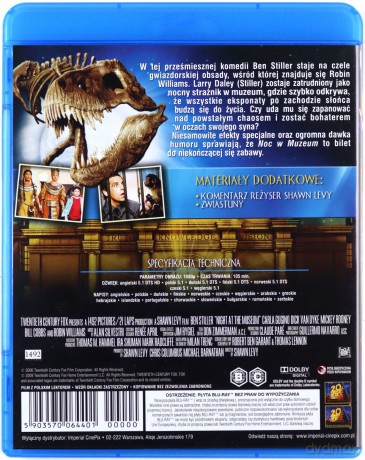 Noc w muzeum [Blu-Ray]