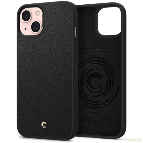 SPIGEN CYRILL LEATHER BRICK IPHONE 13 BLACK