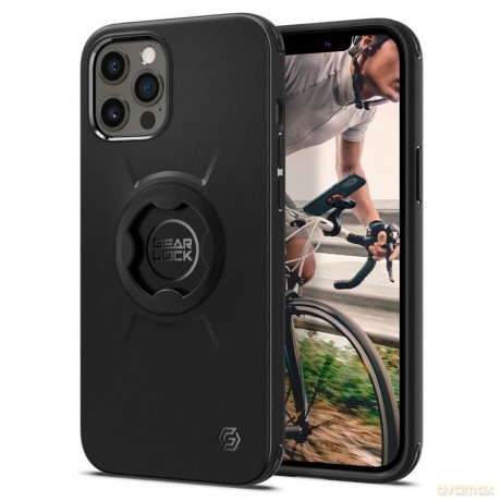 SPIGEN GEARLOCK GCF132 BIKE MOUNT CASE IPHONE 12/12 PRO BLACK