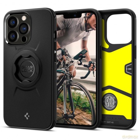 SPIGEN GEARLOCK GCF141 BIKE MOUNT CASE IPHONE 13 PRO MAX BLACK