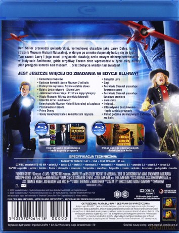Noc w muzeum 2: Ucieczka z wystawy [Blu-Ray]