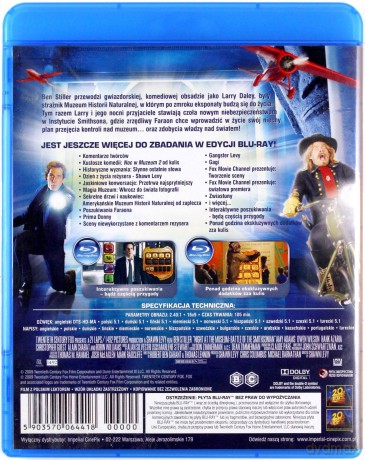 Noc w muzeum 2: Ucieczka z wystawy [Blu-Ray]