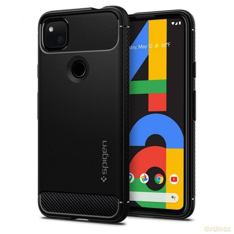 SPIGEN RUGGED ARMOR GOOGLE PIXEL 4A MATTE BLACK