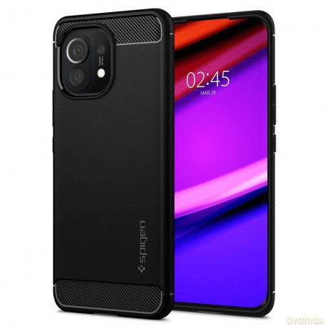 SPIGEN RUGGED ARMOR XIAOMI MI 11 MATTE BLACK
