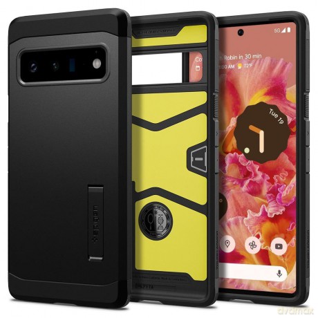 SPIGEN TOUGH ARMOR GOOGLE PIXEL 6 PRO BLACK