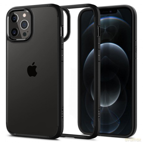 SPIGEN ULTRA HYBRID IPHONE 12 PRO MAX MATTE BLACK
