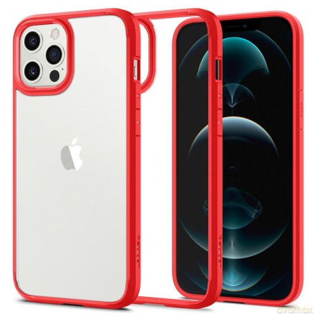 SPIGEN ULTRA HYBRID IPHONE 12/12 PRO RED