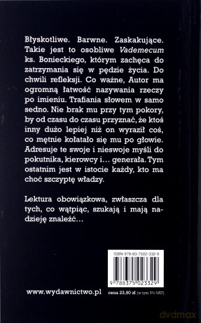 Vademecum (twarda) - Adam Boniecki Mic [KSIĄŻKA]