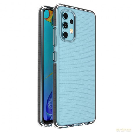 Spring Case pokrowiec żelowe etui z kolorową ramką do Samsung Galaxy A32 4G czarny