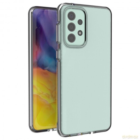 Spring Case pokrowiec żelowe etui z kolorową ramką do Samsung Galaxy A33 5G czarny