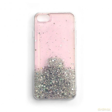 Star Glitter etui pokrowiec do iPhone 13 mini błyszcząca brokatowa obudowa różowy