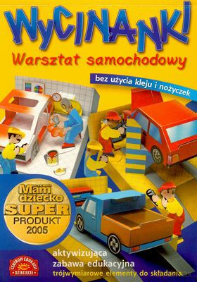 Wycinanki Warsztat Samochodowy [KSIĄŻKA]