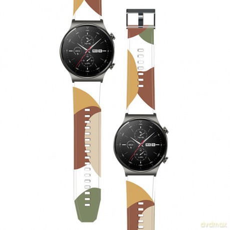 Strap Moro opaska do Huawei Watch GT2 Pro silikonowy pasek bransoletka do zegarka wzór (5)
