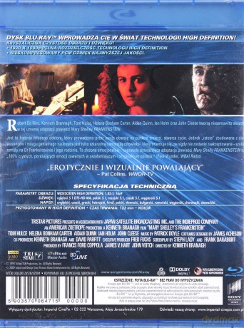Frankenstein (1994) [Blu-Ray]