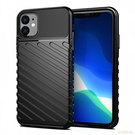 Thunder Case elastyczne pancerne etui pokrowiec iPhone 11 czarny
