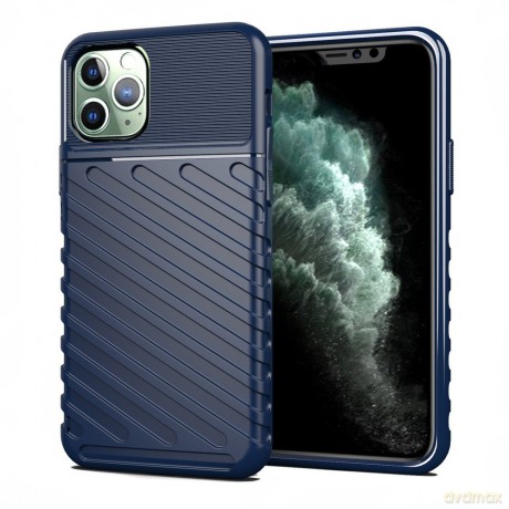 Thunder Case elastyczne pancerne etui pokrowiec iPhone 11 Pro Max niebieski