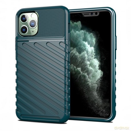 Thunder Case elastyczne pancerne etui pokrowiec iPhone 11 Pro zielony