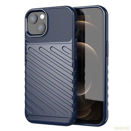 Thunder Case elastyczne pancerne etui pokrowiec iPhone 13 niebieski