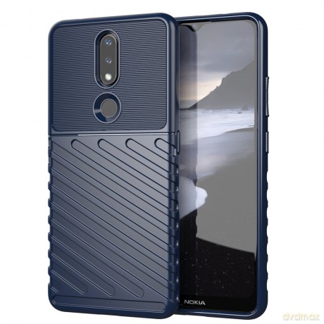 Thunder Case elastyczne pancerne etui pokrowiec Nokia 2.4 niebieski
