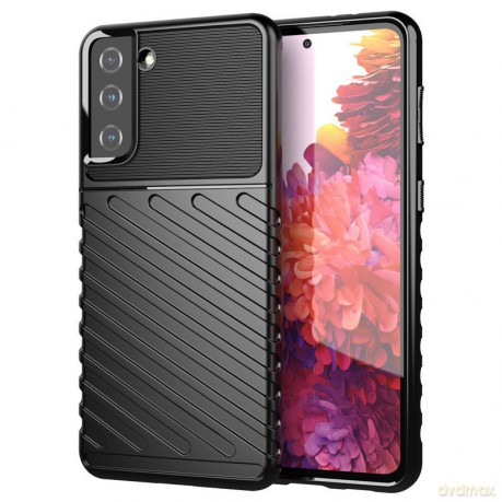 Thunder Case elastyczne pancerne etui pokrowiec Samsung Galaxy S21+ 5G (S21 Plus 5G) czarny