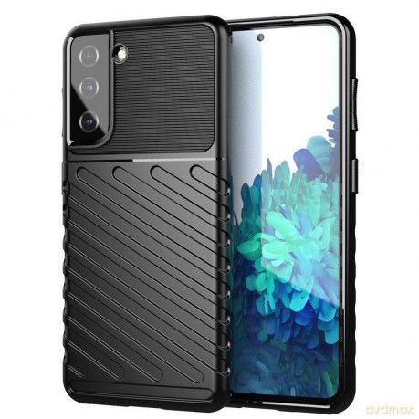 Thunder Case elastyczne pancerne etui pokrowiec Samsung Galaxy S22 czarny