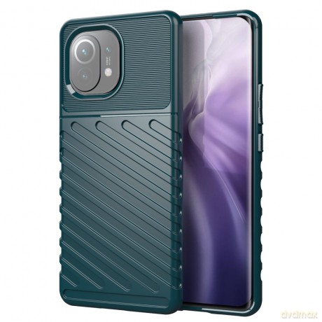 Thunder Case elastyczne pancerne etui pokrowiec Xiaomi Mi 11 zielony