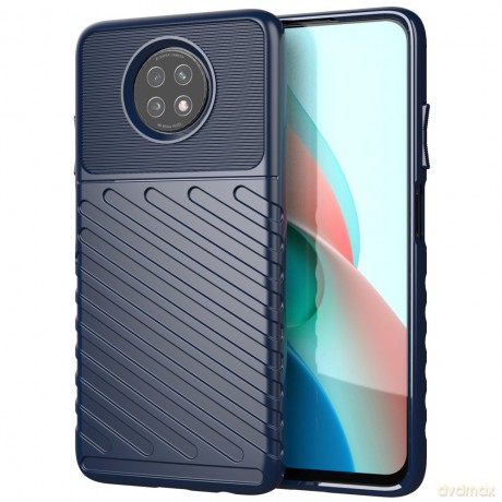 Thunder Case elastyczne pancerne etui pokrowiec Xiaomi Redmi Note 9T 5G niebieski
