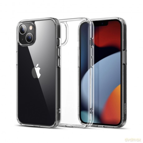 Ugreen Protective Fusion Case sztywne etui z żelową ramką do iPhone 13 przezroczysty (90178)