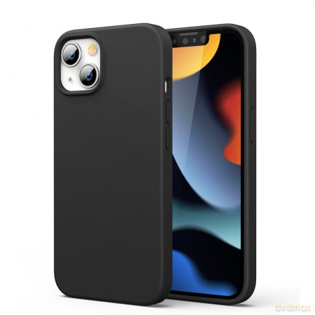 Ugreen Protective Silicone Case gumowe elastyczne silikonowe etui pokrowiec iPhone 13 czarny
