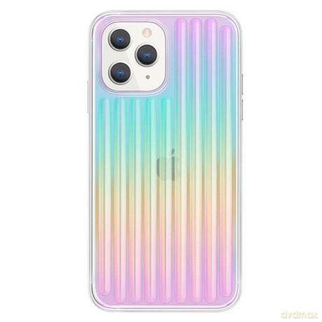 UNIQ etui Coehl Linear iPhone 12 Pro Max 6,7" opalowy/iridescent